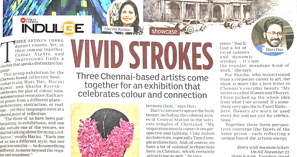 Soul collective's debut exhibition is a harmonious blend of architecture, abstraction and realism