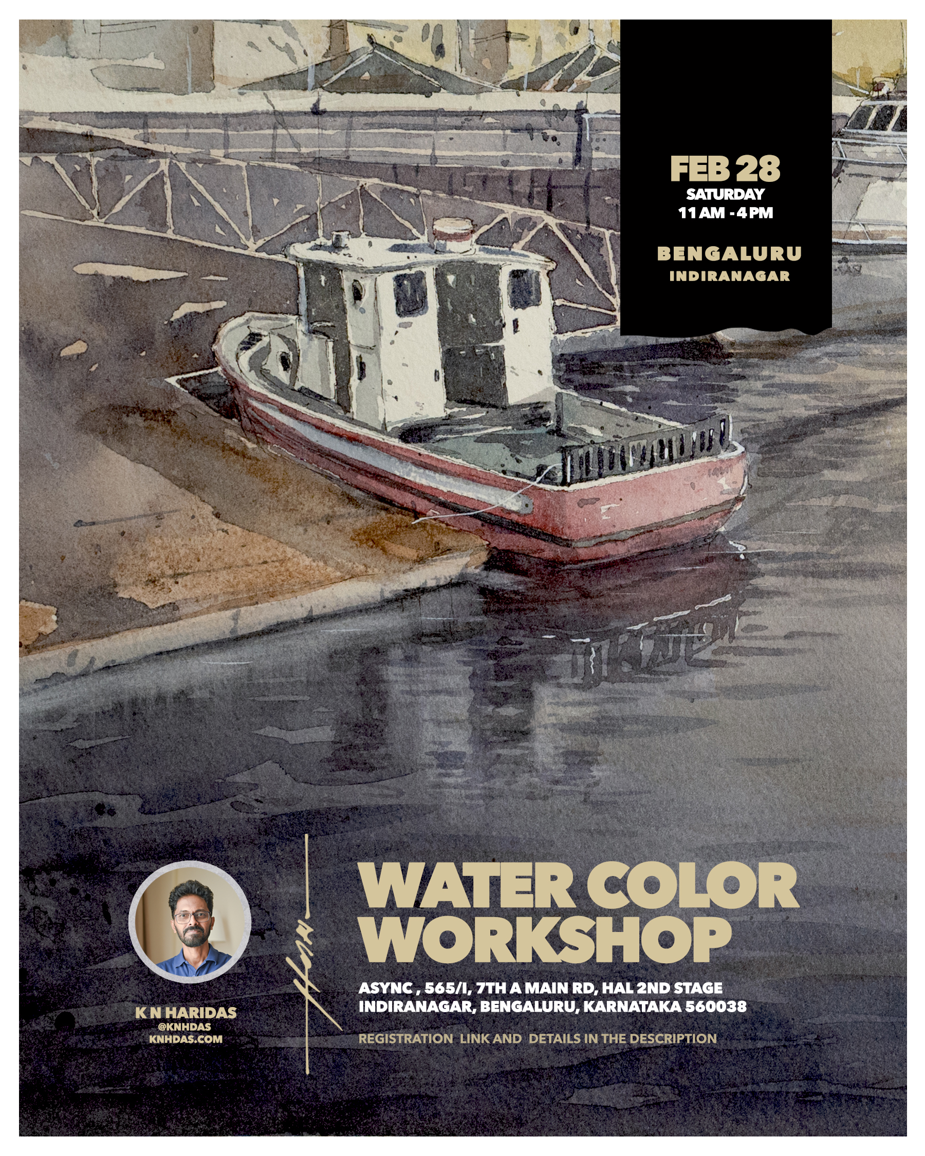 Watercolro Workshop by knhdas -Indiranagar Watercolor Workshop by knhdas - in Indiranagar