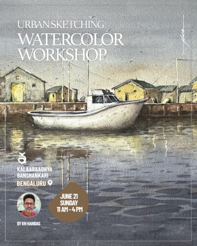 Urban Sketching watercolour workshop